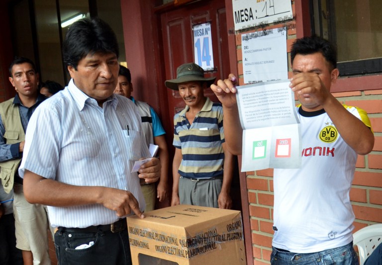 Evo Morales: Si pierdo el referendo &quot;me voy feliz a mi chaco&quot;