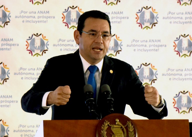 Corte de Guatemala acepta levantar inmunidad a presidente Jimmy Morales