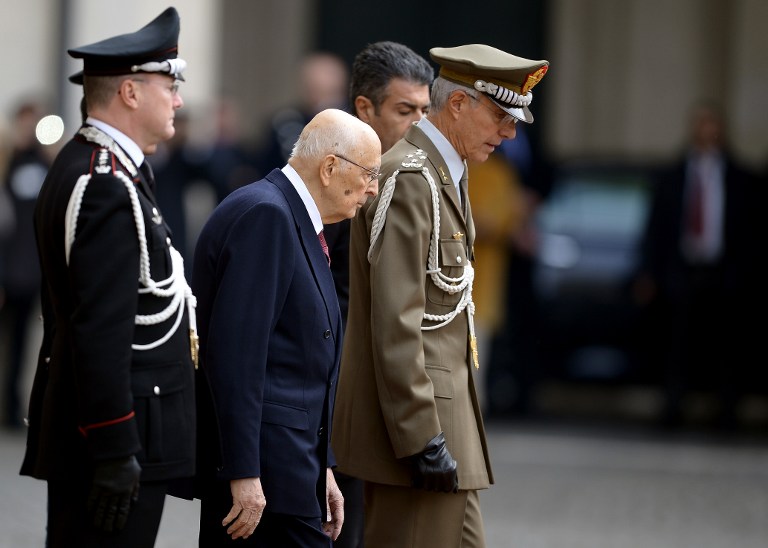 Renunció el presidente de Italia, Giorgio Napolitano