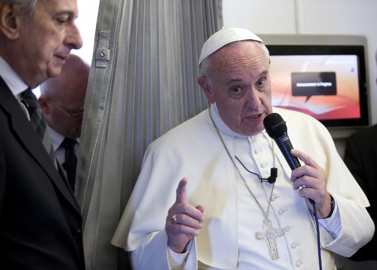 Papa Francisco: la libertad de expresión no autoriza a insultar las religiones