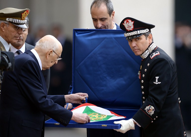 Renunció el presidente de Italia, Giorgio Napolitano