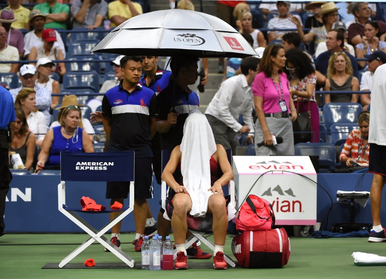 Las extrañas enfermedades de los tenistas del US Open