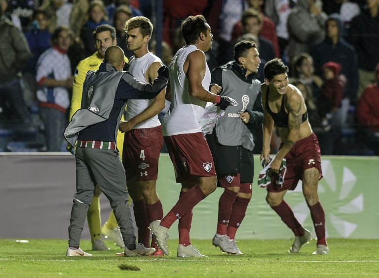Junior Sornoza da asistencia en clasificación de Fluminense