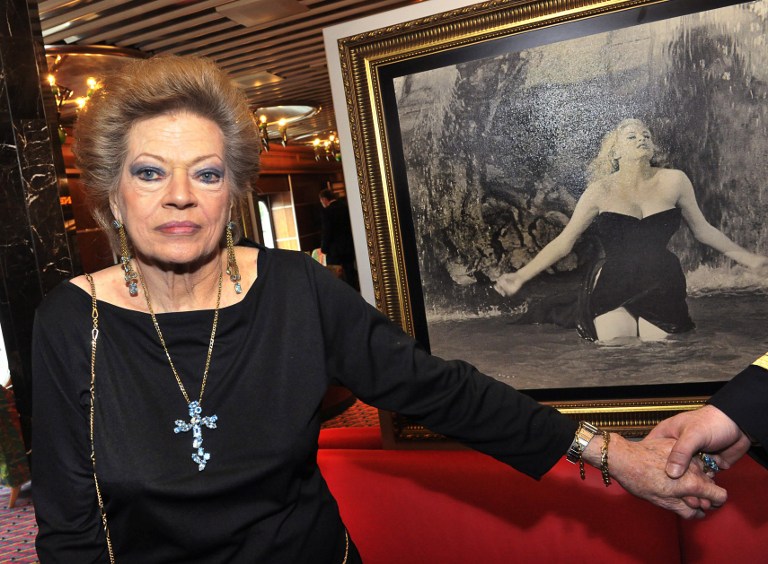 Muere Anita Ekberg, la diva de "La dolce vita"