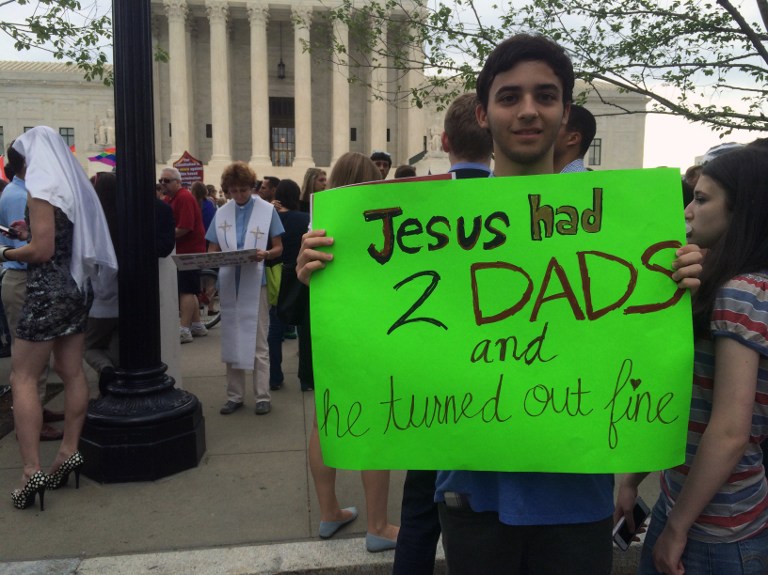 Histórica legalización del matrimonio homosexual en todo EE.UU.