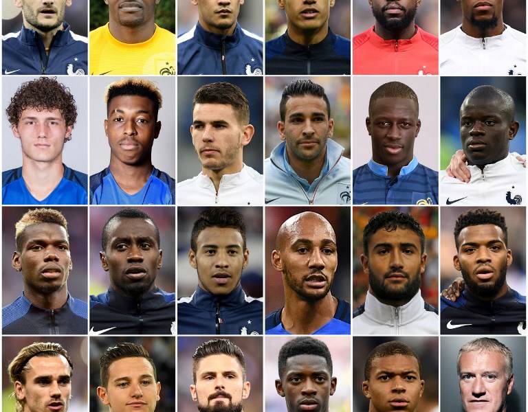Francia irá al Mundial sin Martial, Lacazette, Rabiot y Digne