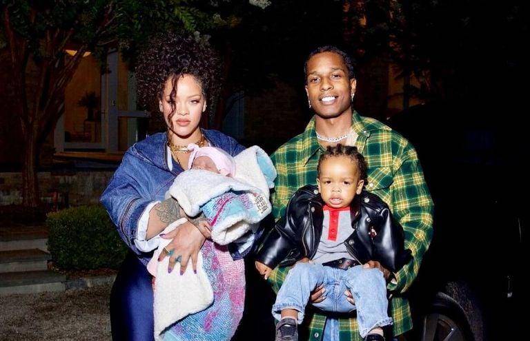 Rihanna presenta a su bebé recién nacido al mundo, así luce el segundo hijo de la cantante