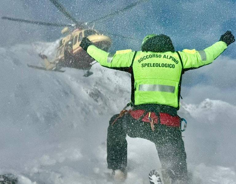 El CNSAS en una operación de rescate alpino.