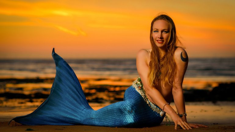 La increíble historia de una mujer que se convirtió en sirena