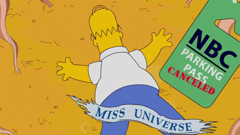 Los Simpsons también critican a Donald Trump