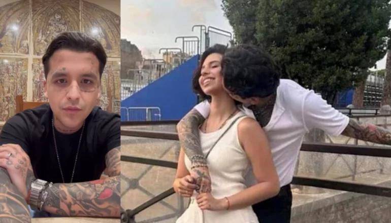 Nodal da la cara después de exponer su relación con Ángela Aguilar: No existió ninguna infidelidad