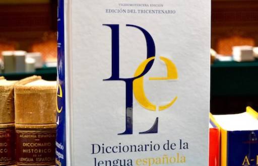 Foto del Diccionario de la lengua española.