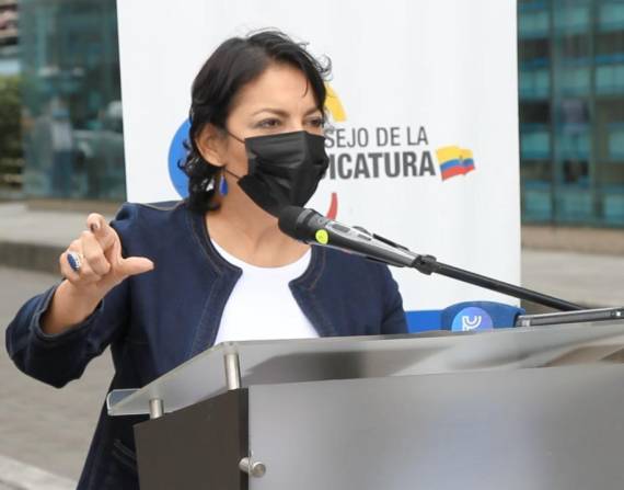María Josefa Coronel, directora del Consejo de la Judicatura en Guayas.
