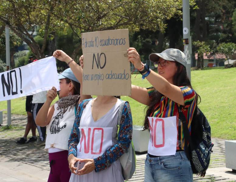 Campaña por el No en Quito.