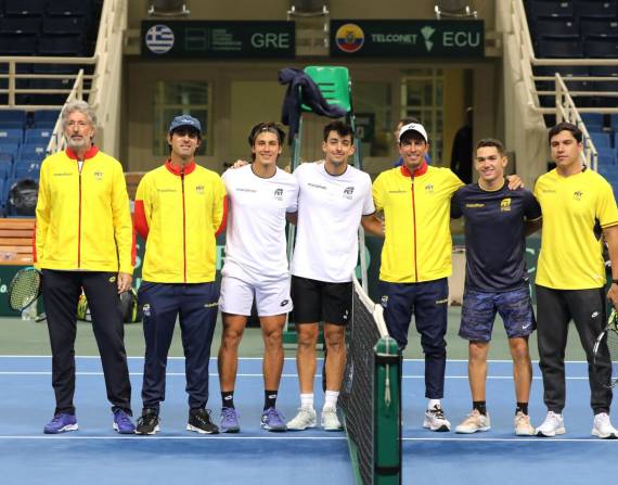 La selección ecuatoriana de tenis empieza su nuevo