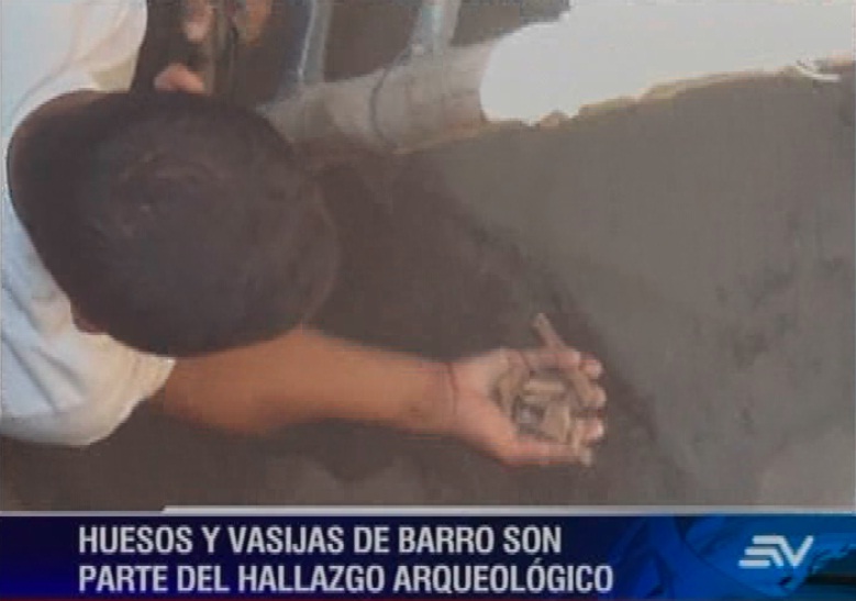 Hallan restos arqueológicos en la provincia de Los Ríos