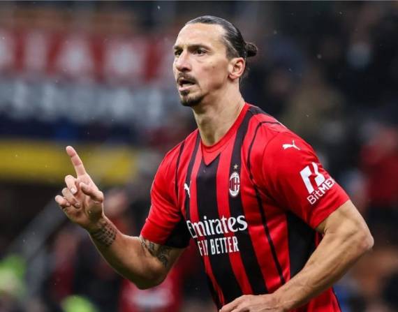 Zlatan Ibrahimovic, delantero sueco del AC Milan.