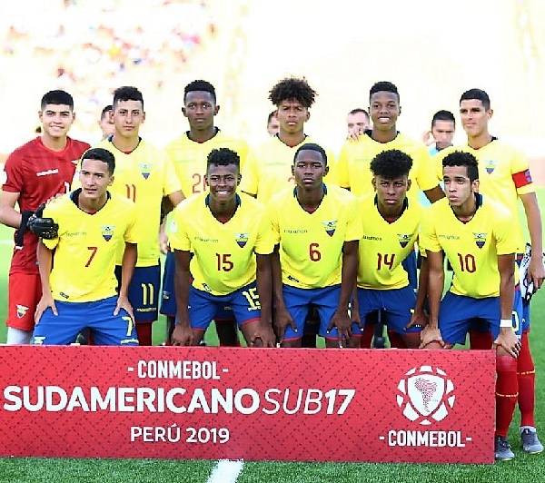 Convocados de Ecuador para el Mundial Sub 17