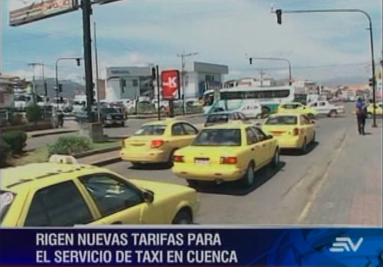 En Cuenca rigen nuevas tarifas para el servicio de taxis