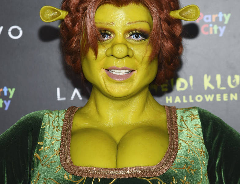 Heidi Klum se disfraza de Fiona para Halloween