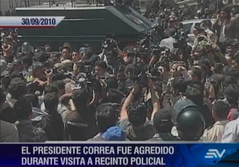 Así vivió el país el 30 de septiembre de 2010