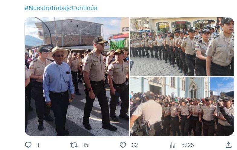 La peregrinación de la Virgen de El Cisne en Loja empezó este 23 de agosto