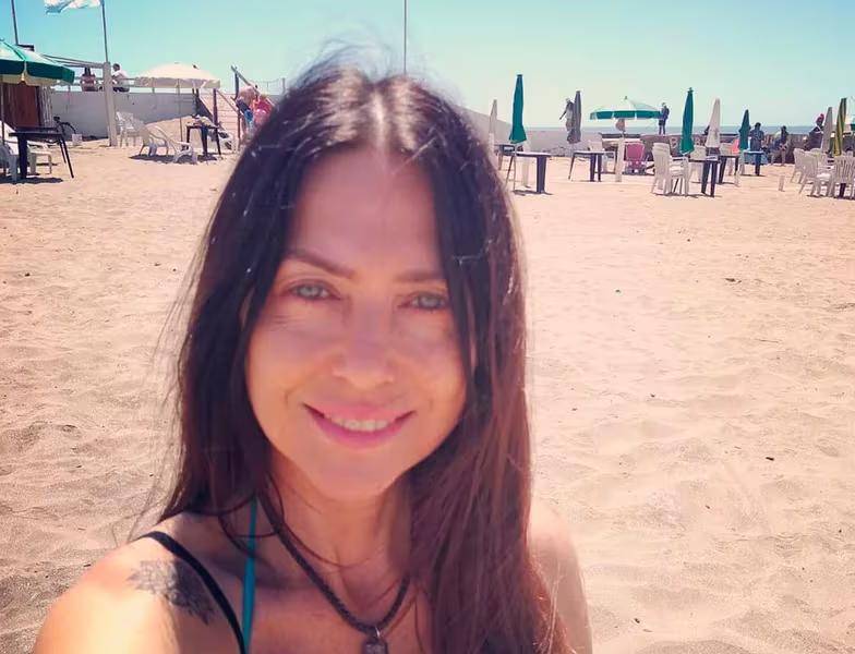 Selfie de Alejandra Rodríguez difundida en redes sociales.