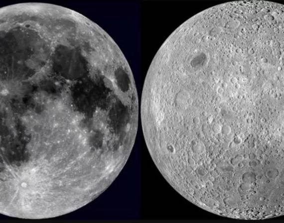 Las mayores diferencias entre la cara visible y la cara oculta de la Luna tienen que ver con la apariencia y la composición química.