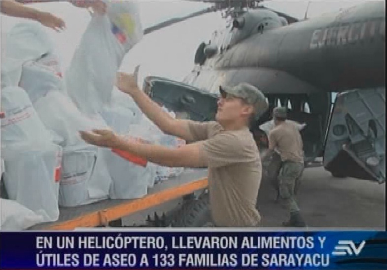 Población de Sarayaku afectada por desbordamiento de río recibió ayuda humanitaria