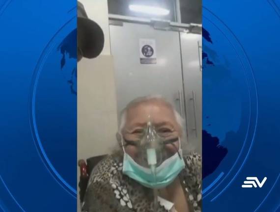 Imagen que muestra a Yolanda, quien falleció en el hospital del Guasmo hace 2 meses. Foto: Captura de video