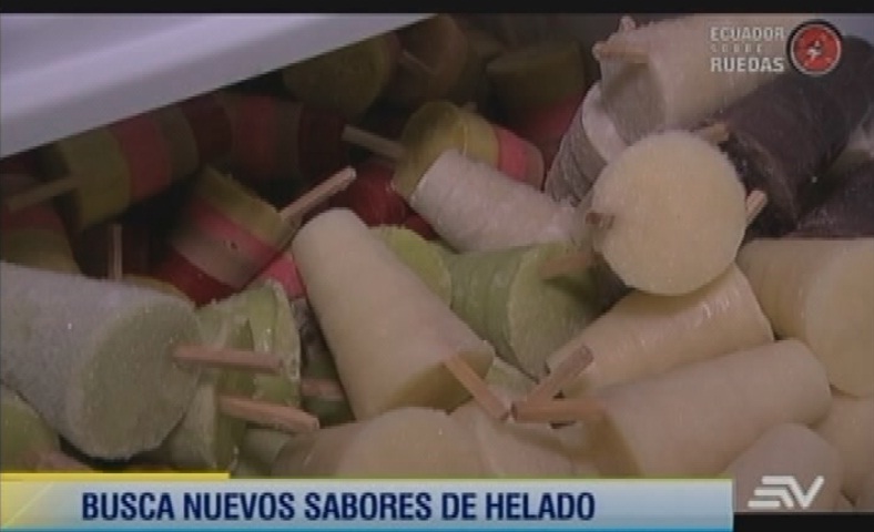 Rincón otavaleño ofrece helados de queso y otros sabores exóticos