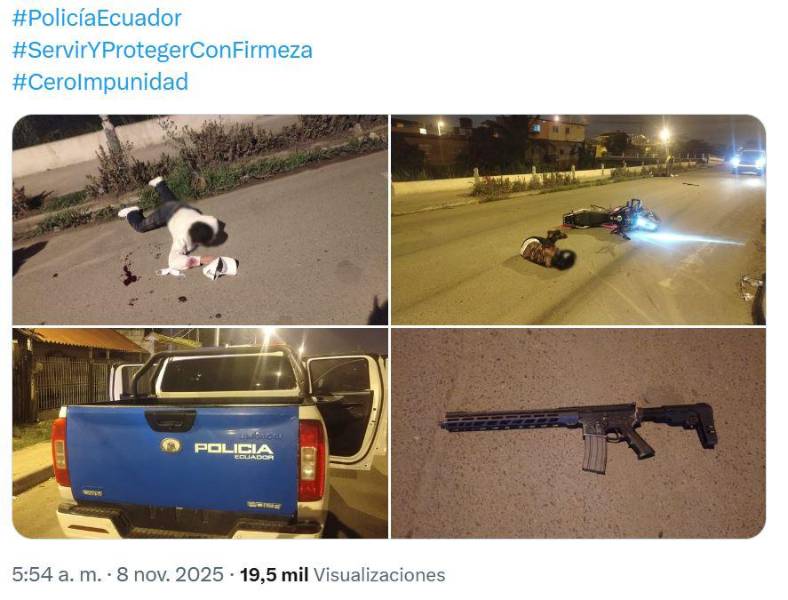 Publicación de la Policía Nacional.