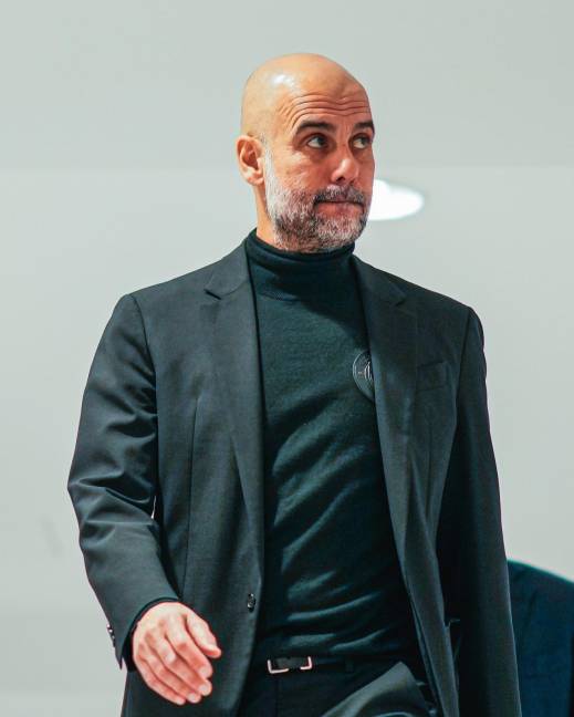 Pep Guardiola, director técnico del Manchester City.