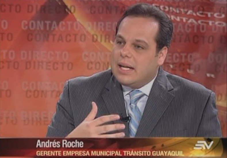 Roche insistió que la competencia del tránsito en Guayaquil la tiene el Gobierno
