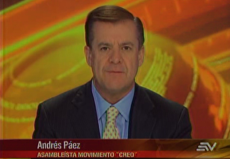 Andrés Páez responde duramente a Gina Godoy y al presidente Correa