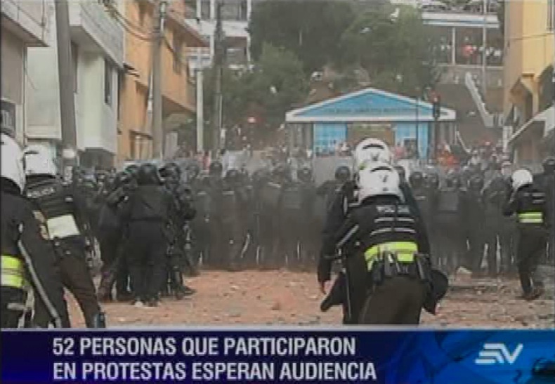 52 de los detenidos en protestas sindicalistas, a la espera de ser juzgados