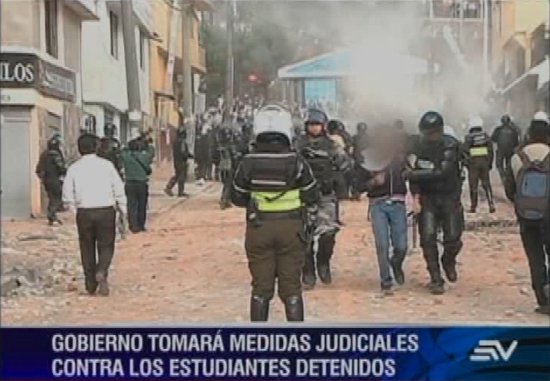 Estudiantes que protagonizaron desmanes en marchas serán separados de sus colegios
