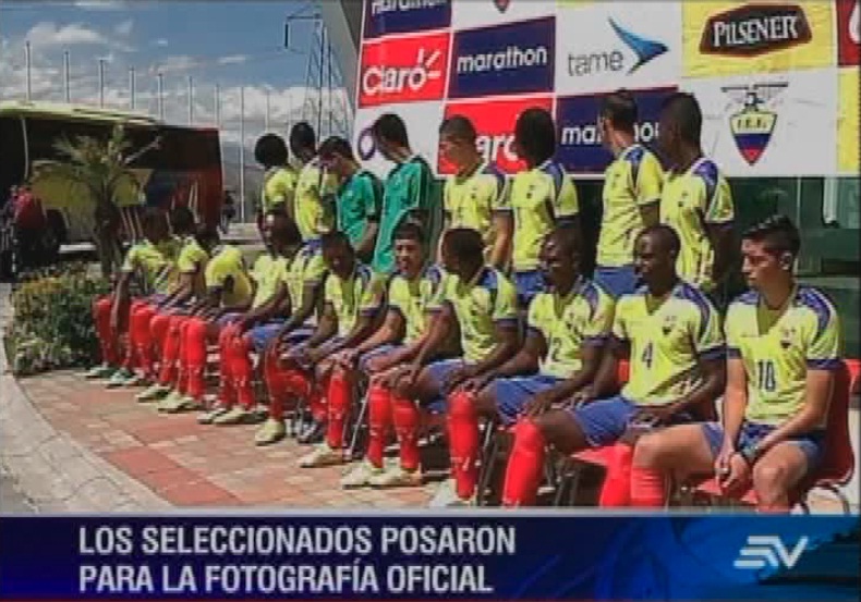 Selección ecuatoriana Sub-20 se toma la foto oficial antes de irse a España