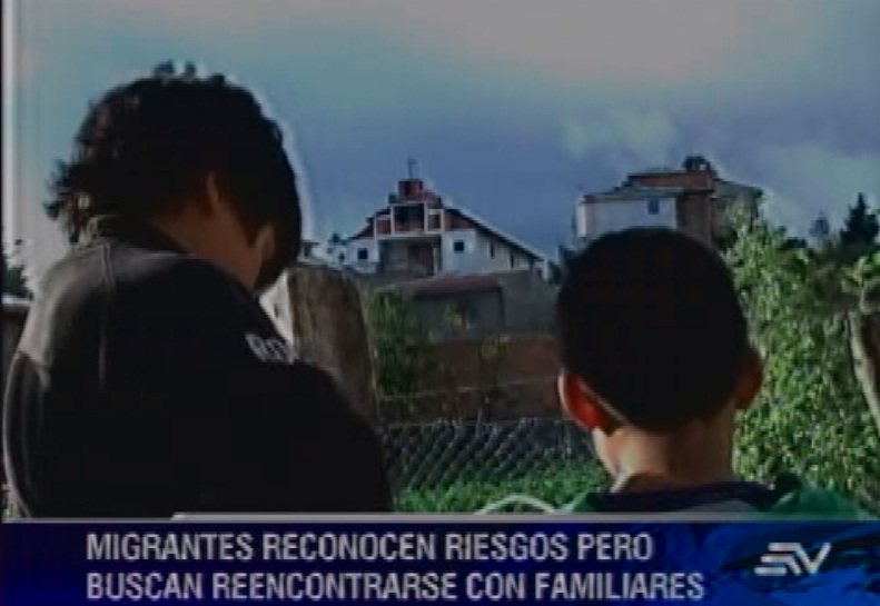Ilusión de niños que buscan reencontrarse con emigrantes reactiva coyoterismo