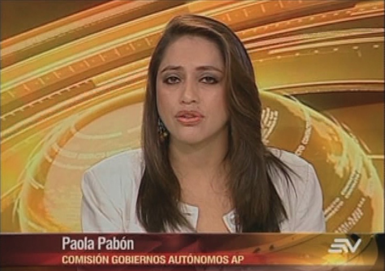 Pabón: un cambio en las reglas del juego no significa una reelección indefinida de Rafael Correa