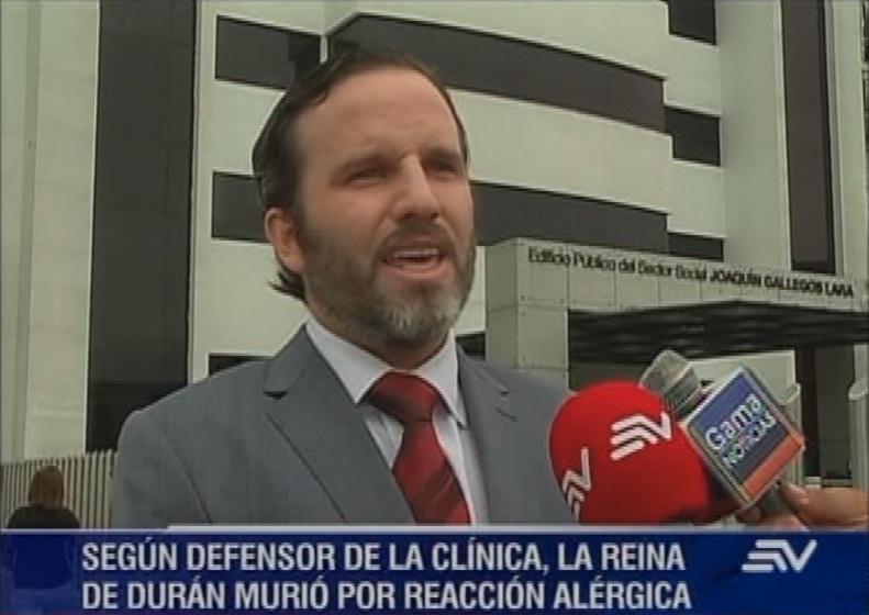 Reina de Durán murió por una reacción alérgica, según abogado del médico