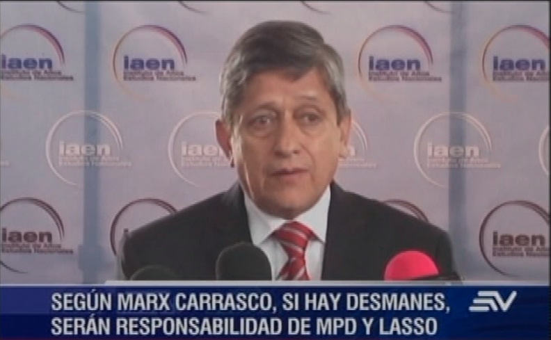 Guillermo Lasso y exMPD están detrás de la marcha laboral, según Ministro
