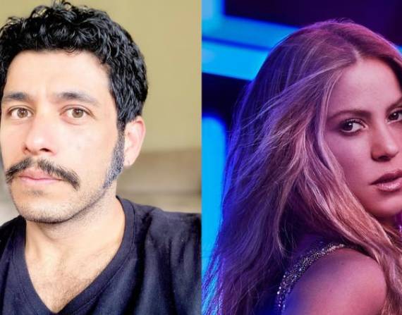 Santiago Alarcón y Shakira.