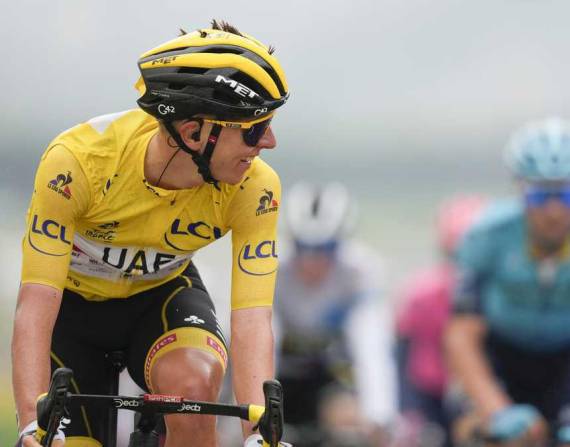 El líder del Tour de Francia resaltó su triunfo sobre Carapaz y compañía.