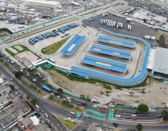 Imagen de la estación de El Labrador en el norte del Distrito Metropolitano de Quito.