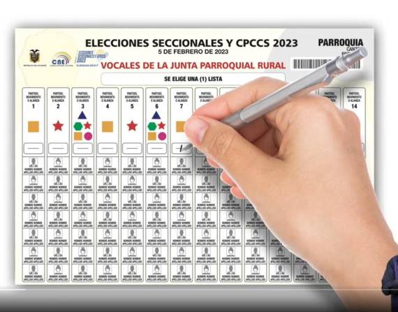 Elecciones Ecuador 2023: ¿cómo votar en las papeletas para alcaldes, prefectos, concejales y vocales de la junta parroquial?