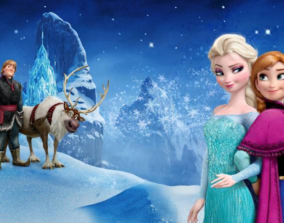 Imagen del promocional de la película Frozen, de Disney.