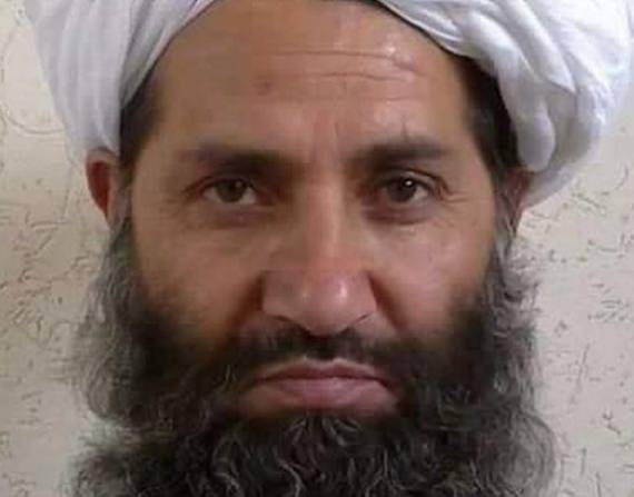 Tras su nombramiento, los talibanes dijeron que no había ninguna foto de Hibatullah Akhundzada, pero los medios afganos pronto hicieron circular esta imagen.