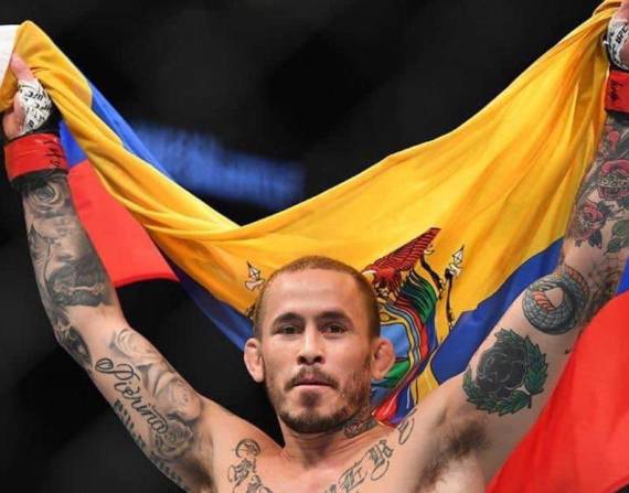 Chito Vera, peleador ecuatoriano que compite en los pesos gallos.