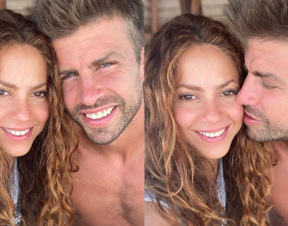 Shakira junto a Gerard Piqué en las publicaciones que solían compartir juntos.